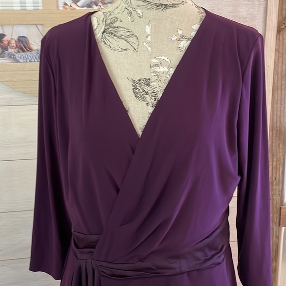 🆕 American Living Eggplant Dress 14 - Picture 2 of 7